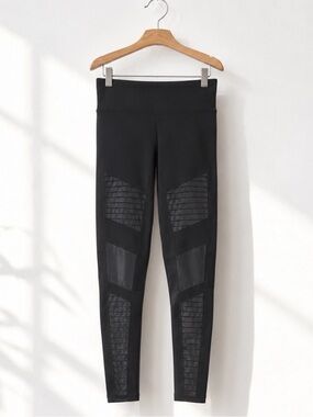 ALO Yoga Black Moto High-Rise Leggings